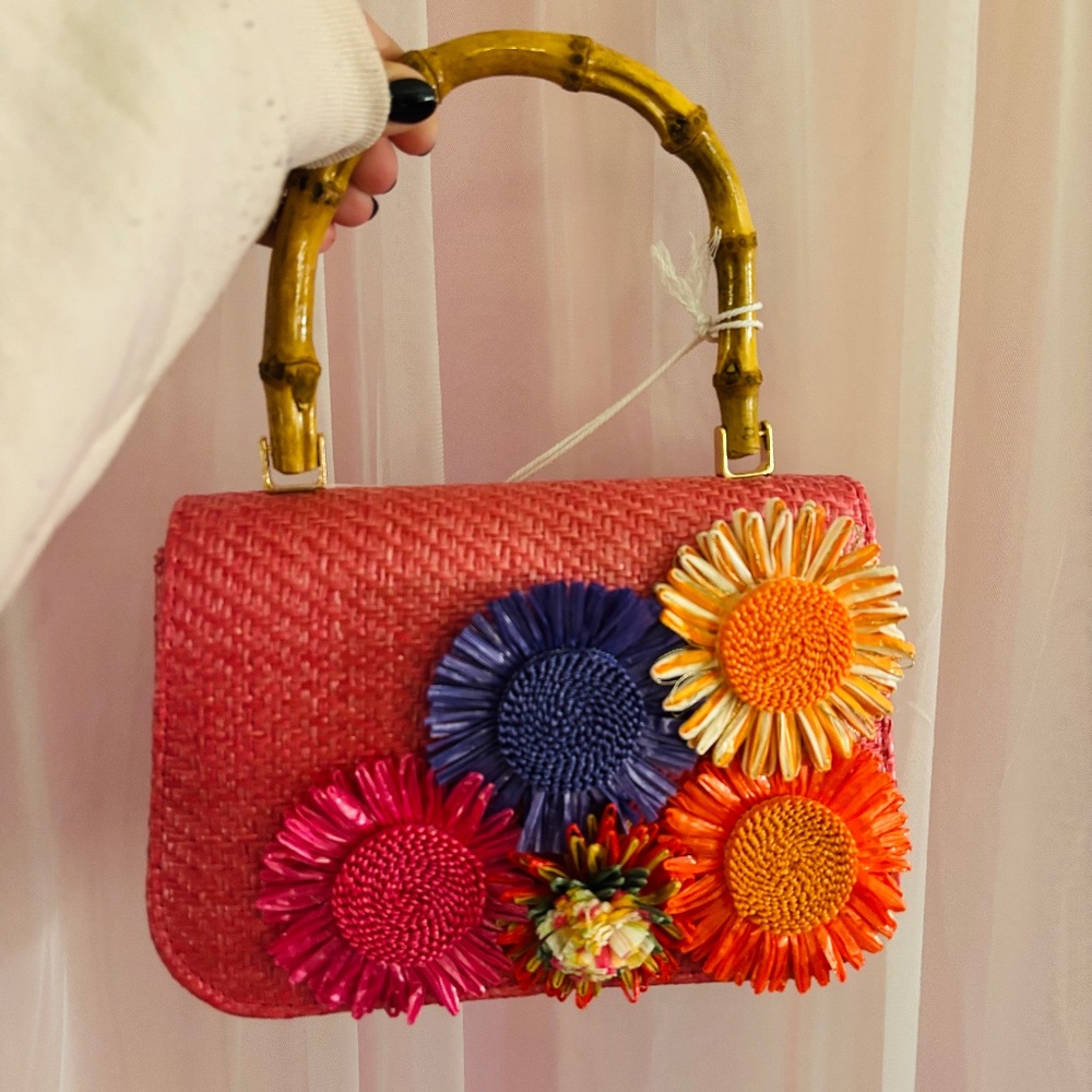 Haute Hippie Purse with Florals